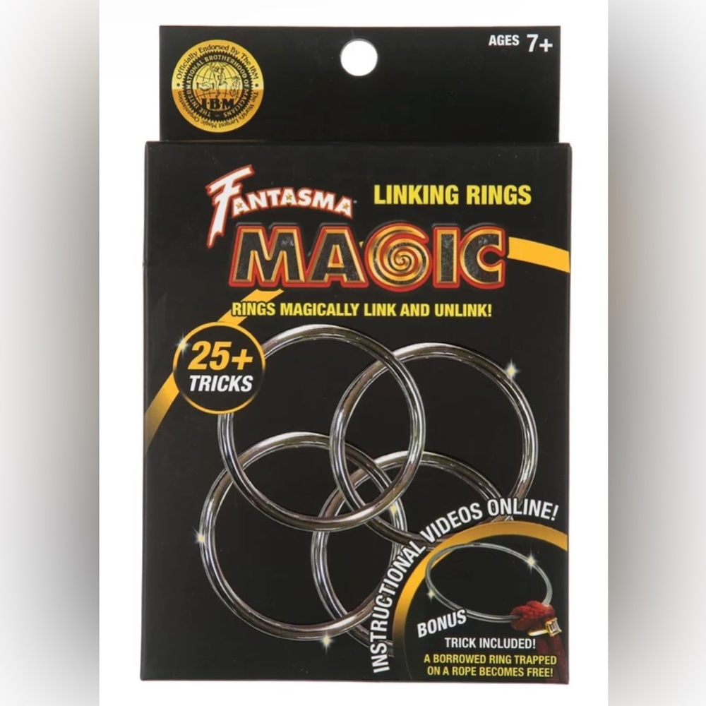 Magic Linking Rings NWT. 25+ tricks.